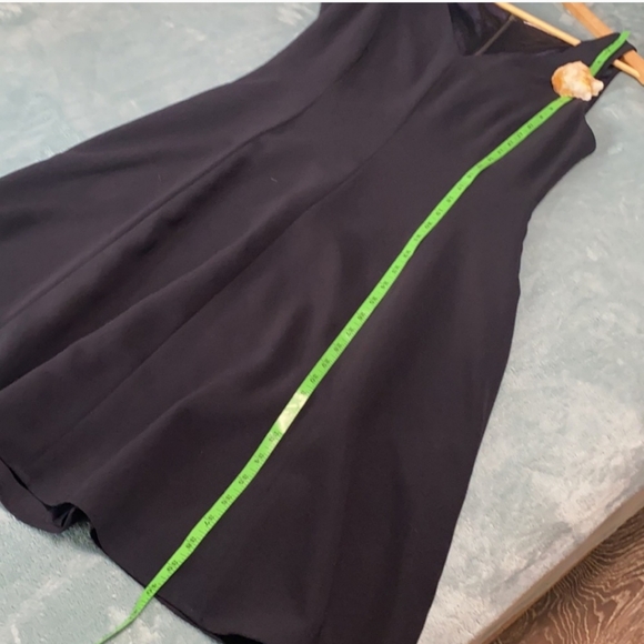 T Tahari Black Sleeveless Fit & Flare Dress Women Size 10 - Picture 13 of 14